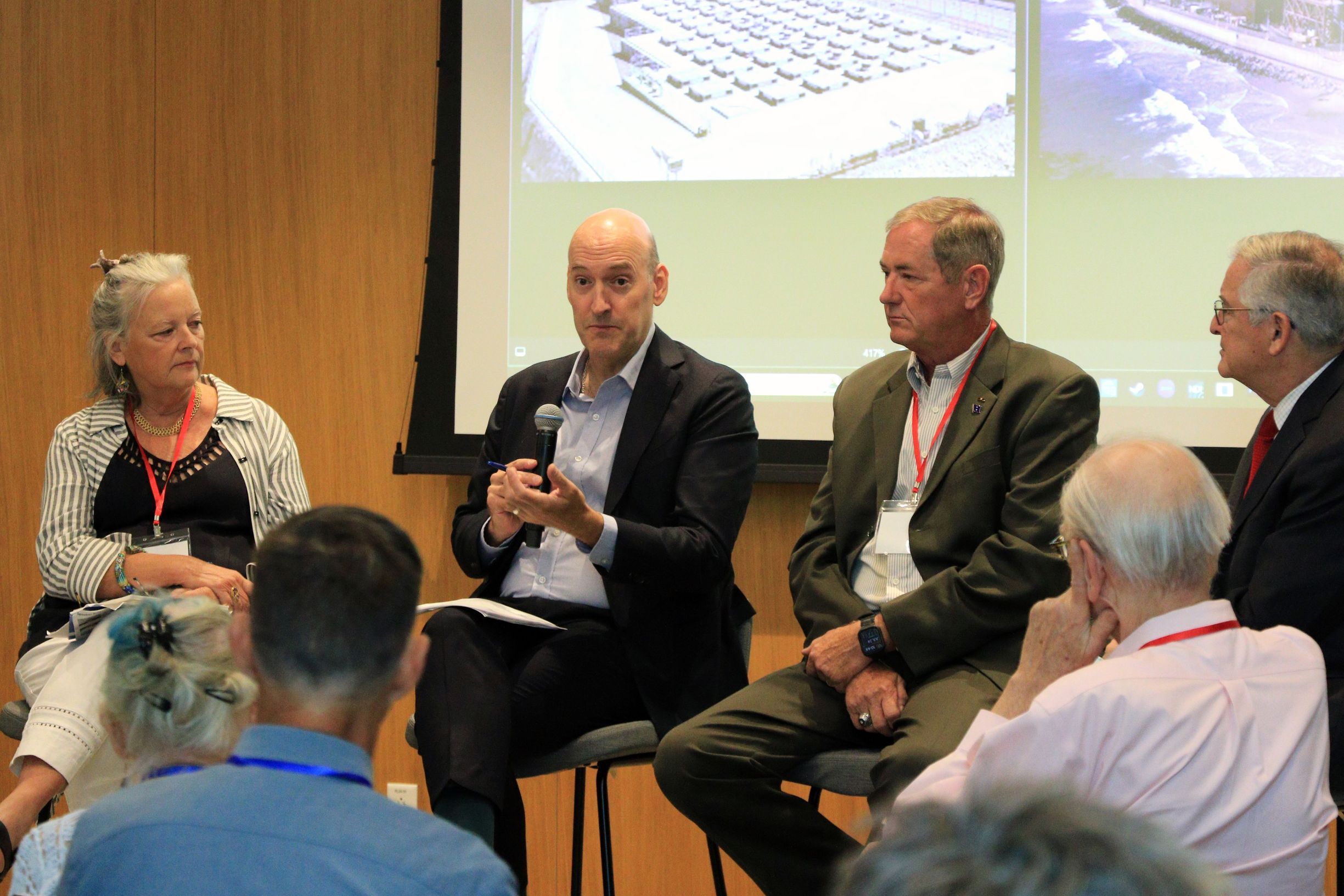 2024-07-24 Symposium: Stephanie Cooke, Greg Jaczko, Len Hering, Sr. and Larry Agran