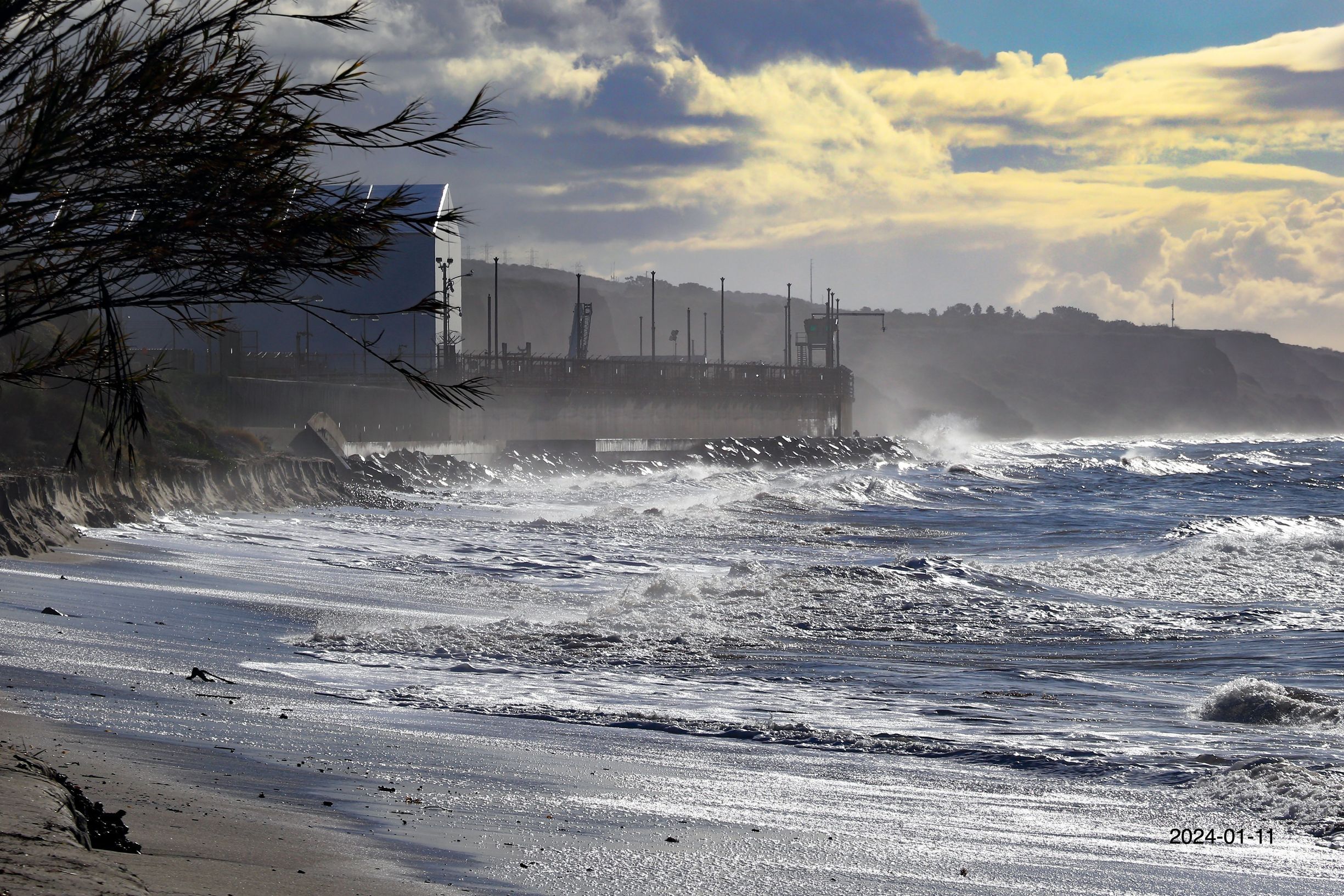 High tide hits SONGS at Dog Patch