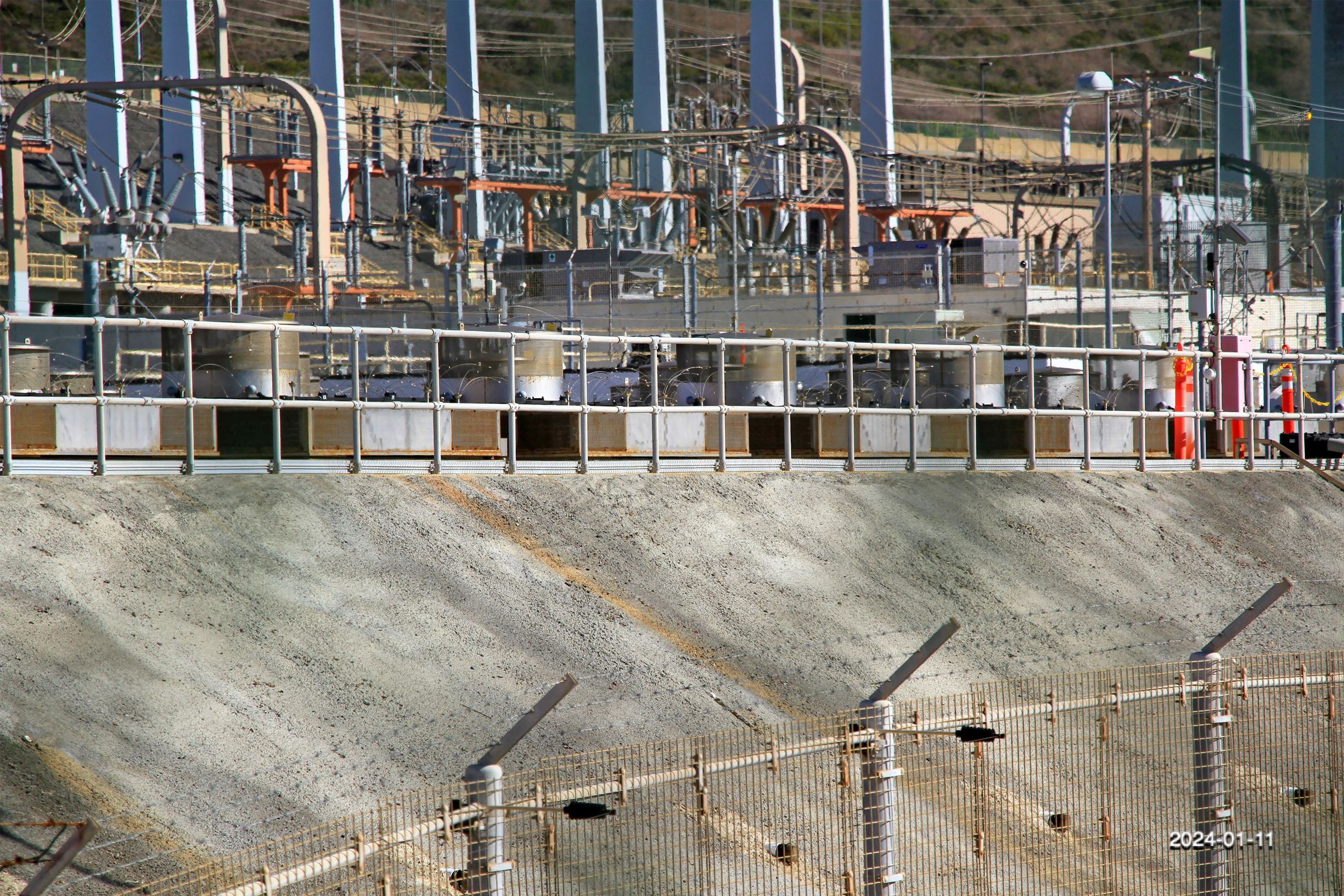View from Dog Patch of San Onofre Nuclear Generating Station (SONGS)