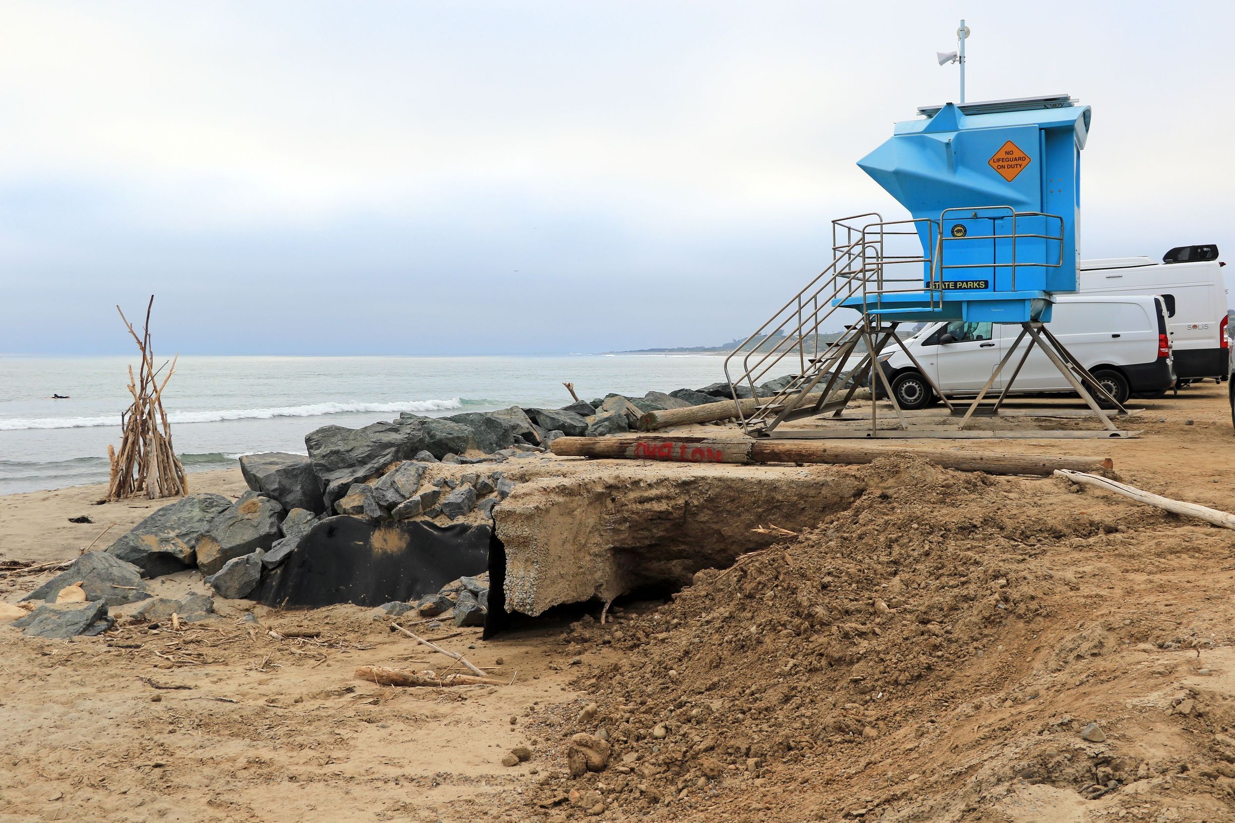 Surfing Next to a Nuclear Legacy