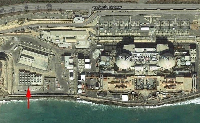 A Hazard Overlooking the Ocean