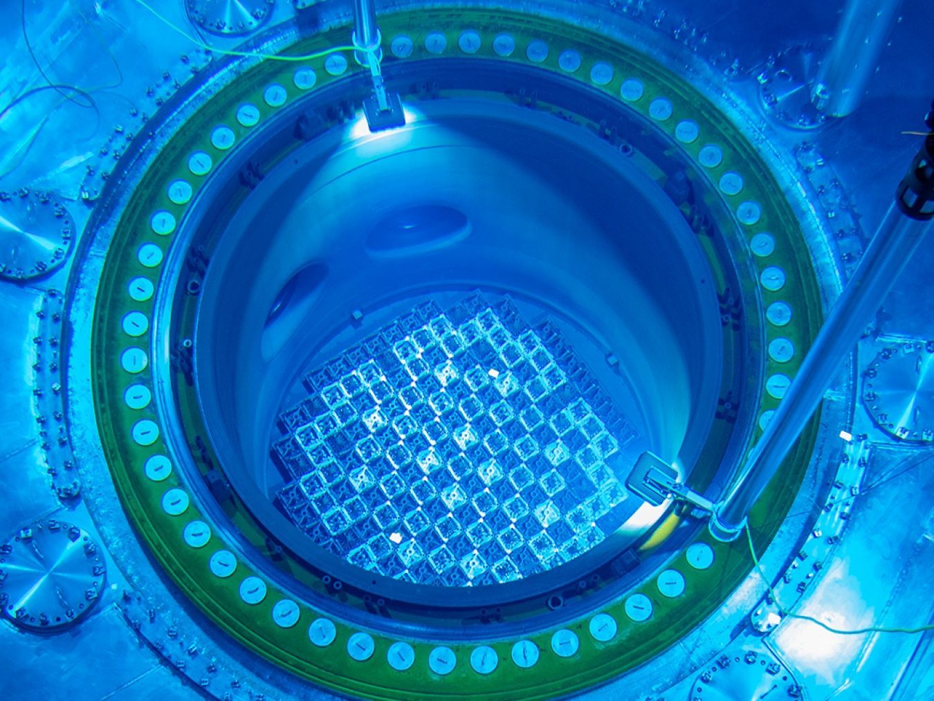 Fuel-filled core of Vogtle Unit 2.
