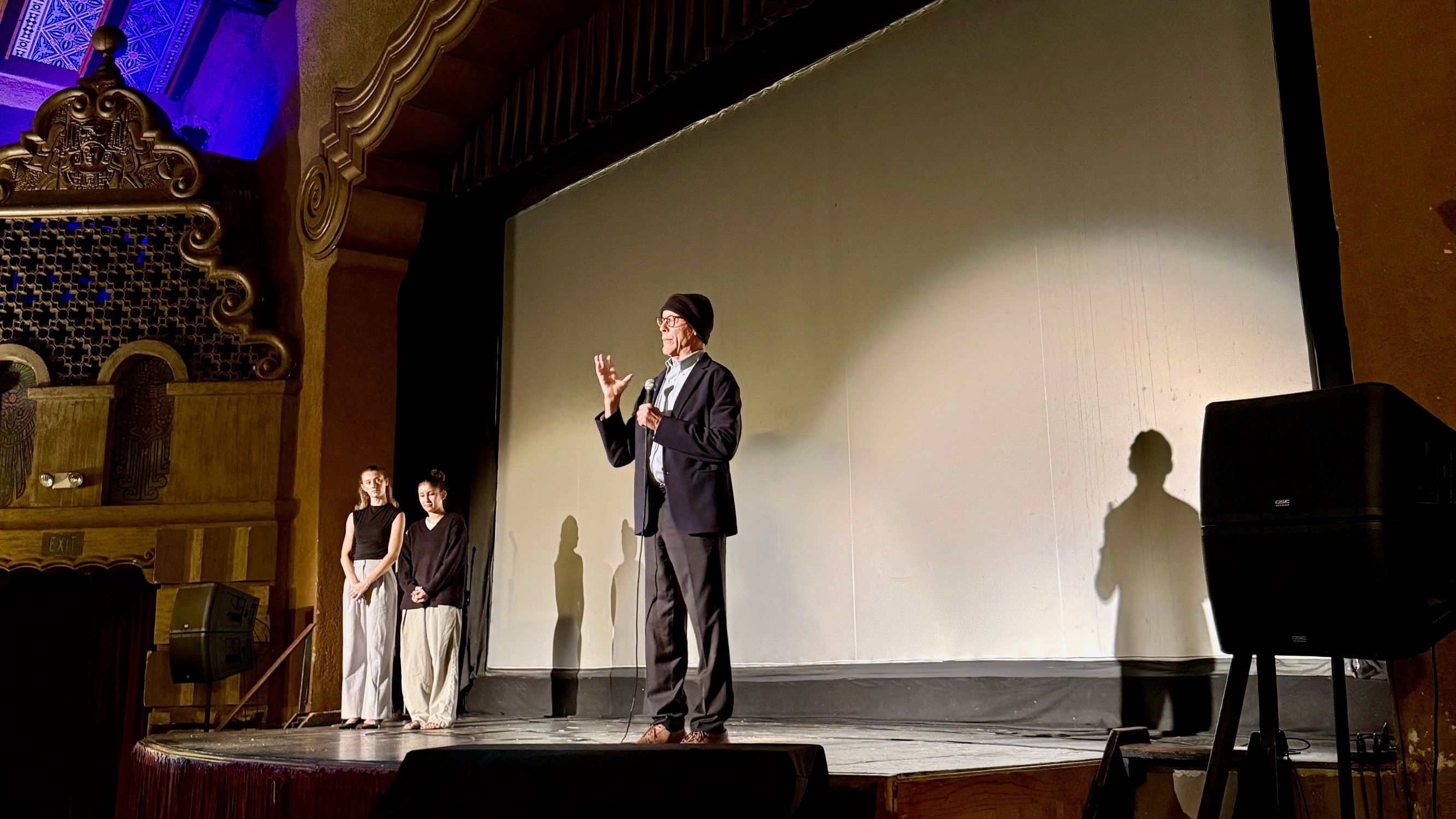SLF President hits the stage at La Paloma Theater.